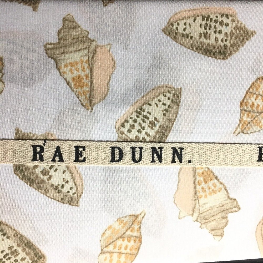 4pc Rae Dunn Seashell Ocean KING Sheet Set SLEEP Summer Beach Sea Shells NEW - Picture 2 of 6